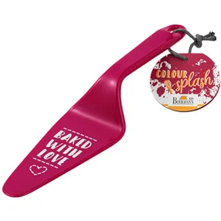 RBV Birkmann Birkmann, Colour Kitchen Tortenheber mit Spruch, Granita, 26 x 6 cm, Kunststoff, spülmaschinengeeignet, 429758