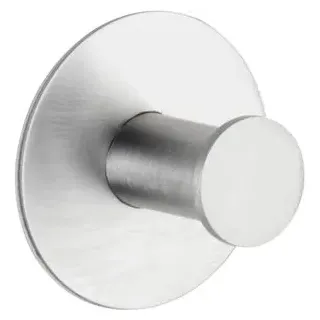 Wenko Klebehaken 4466540100, Celano, bis 4kg, Edelstahl, silber matt