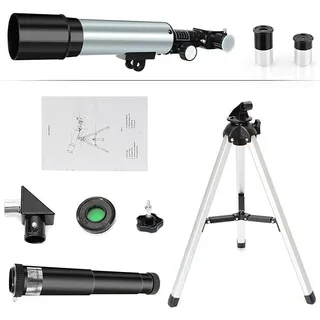 Telescopes for Astronomy Compact Telescope Refractor for Children Adults Astronomy Beginners with Tripod +Zenith Mirror + Eyepiece WOWCSXWC