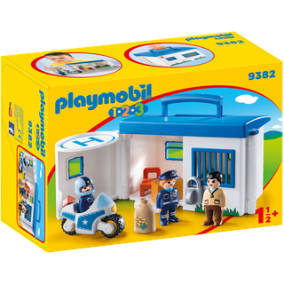 Playmobil 1.2.3 Meine Mitnehm-Polizeistation 9382