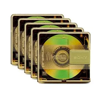 Minidisc - Sony 80 Min 5 Stück