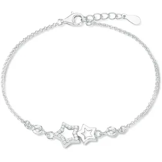 Amor Armband Silber Weiss Damen