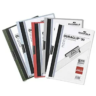 Durable 25 DURABLE Klemmhefter DURACLIP weiß