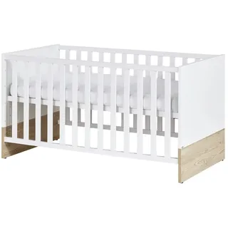 Paidi Babybett Remo 70 x 140 cm Dekor Weiß