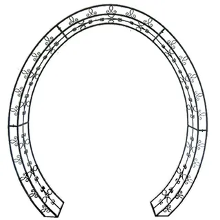 Gravidus Rosenbogen Oval, Schwarz