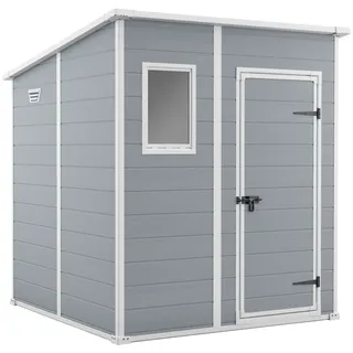KETER Manor Pent 6x6 1,84 x 1,83 m grau/weiß