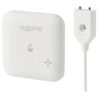 Sygonix SY-6735646 Wassermelder mit App-Steuerung, mit internem Sensor, mit externem Sensor batteriebetrieben
