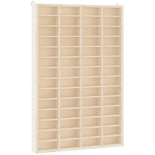 vidaXL Sammlervitrine aus Holz mit 56 Fächern 40x4,5x60 cm
