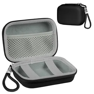 Ainiv Digitalkamera Tasche Kompatibel mit Sony ZV-1/Ricoh GR/Casio zr1000/1200/Canon G7/SX720/Panasonic ZS110, Kleine Tragetasche Digitalkamera, Hart Reise Tragen Tasche (Schwarz, nur Fall)