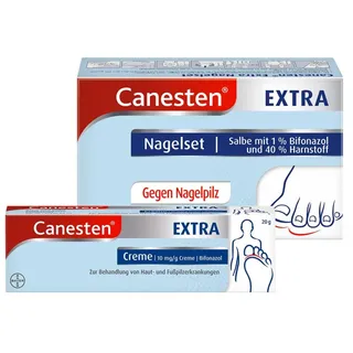 Canesten EXTRA 2-Phasen-Kurztherapie-Set bei Nagelpilz mit E