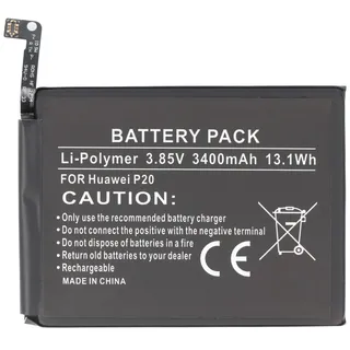 AccuCell Akku passend für den Huawei P20 Akku Li-Polymer 3,85 Volt mit 3400mAh