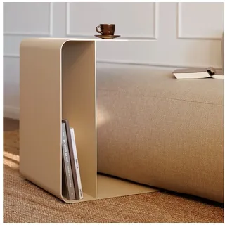 metallbude Beistelltisch Cosmo Stahl Cashew