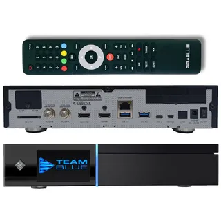 GiGaBlue UHD Quad 4K Pro – PVR-Receiver mit HBB-TV, Bluetooth 5.4, 2X FBC DVB-S2 Tuner, Gigabit-LAN (Ohne HDD)