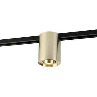 QAZQA Moderner 1-phasiger Schienenstrahler Gold - Iconic Rondoo Up