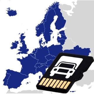 Blaupunkt Navigationssoftware Europa 12 Monate Kartenupdate - für Serie 700 (Truck/Camper Version), schwarz