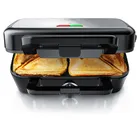 Arendo Sandwichmaker 1200 W mit Antihaftbeschichtung - mit abnehmbaren Platten - spülmaschinentauglich - Temperaturkontrolle - Sandwich Maker