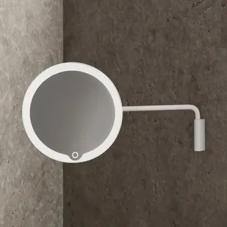 BLOMUS MODO Kosmetikspiegel, mit Beleuchtung, Vergrößerung 5-fach, 66353