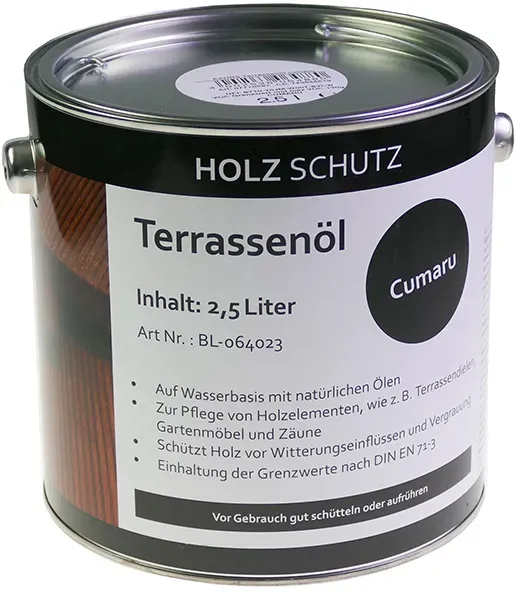 KAHRS Terrassenöl, 2,50 Liter Farbton: Cumaru