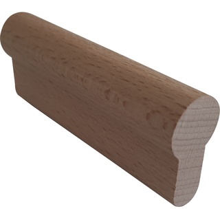vasalat Blindzylinder aus Holz, 80 x 17 x 33 mm, Buche roh,
