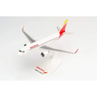 HERPA 613064 Iberia Airbus A320 neo – EC-NER Barajas in Miniatur zum Basteln Sammeln und als Geschenk, Mehrfarbig