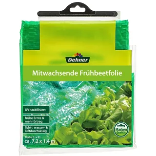 Dehner Frühbeetfolie ca. 7.2 x 1.4 m, Kunststoff, grün