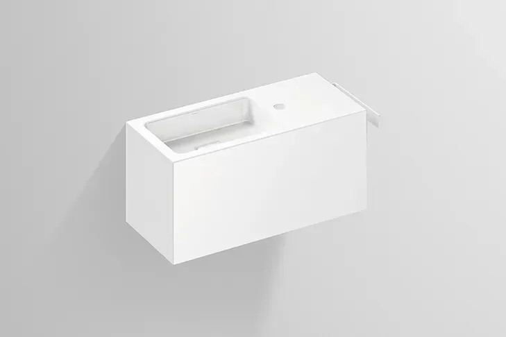 Alape Waschplatz XS1 5072800 Weiß, ProShield