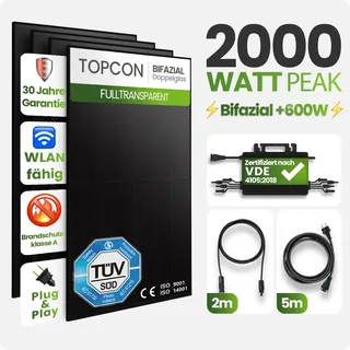 Tepto 2000W Balkonkraftwerk MaxPower