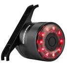 Rockbros Q1 LED-Fahrrad-Rücklicht 7-Farbig mit USB-C auf USB-A Kabel Schwarz