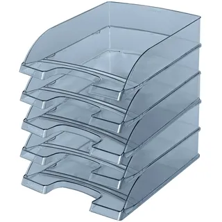 Leitz Briefablage Plus grau-transparent DIN A4, 1 St.