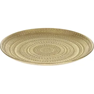 DIJK Dekoteller Dijk Holzteller Ø 29 x 2.5 cm Gold