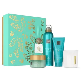 Gif Set M Duschschaum 200 ml + Body Cream 100 ml + Body Scrub 125 g + Duftkerze 140 g