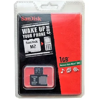 SPEICHERKARTE MEMORY STICK MICRO M2 1GB SANDISK