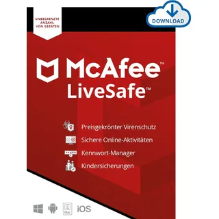 McAfee LiveSafe 2019 Unlimited ESD Win Mac Android iOS