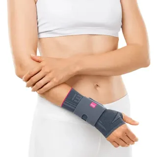 medi Manumed active Handgelenkbandage 1 St Silber Größe II