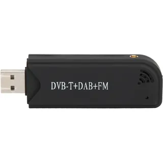 Tuner-Dongle-Stick DVB-T-TV-Empfänger, RTL2832U USB-DVB-T-FM-SDR-Dongle Digitaler TV-Tuner-Stick-Empfänger mit Echtzeitvideo, Externe TV-Tuner