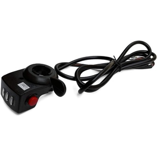 L-faster 24V / 36V / 48V E-Fahrrad-Daumen-Drossel Lenkergriffe Gas Torsion-Drossel Elektroroller Invisible Drehzahlregler für den Daumen (36V)
