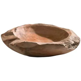 Koopmann International Holzschale TEAKONA, Teakholz - Ø 40 cm - jedes Teil ein Unikat