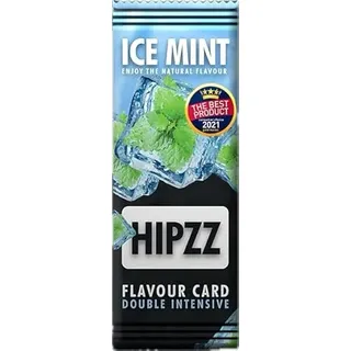 Hipzz Aromakarten/Aroma Karten, Ice Mint Flavor Card + Sticker (120 Karten)
