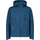 Man Jacket Fix Hood Blau 56
