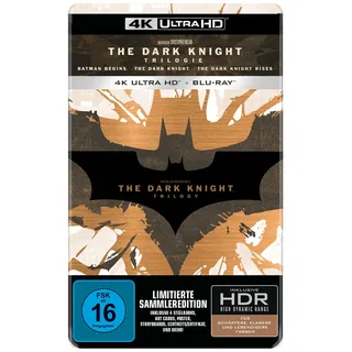 The Dark Knight Trilogy (Collector's Steelbook Edition, 3 4K-UHDs+6 Blu-rays)