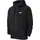 French Terry Kapuzenjacke black/white XXL