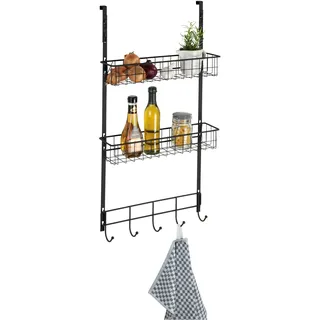 Wenko Türregal schwarz