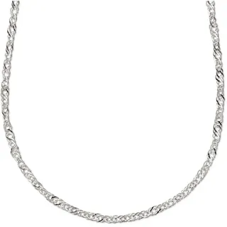 Tchibo - 925 Silber Kette Singapur - silber