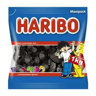 Haribo Lakritz Lakritzschnecken, 1kg