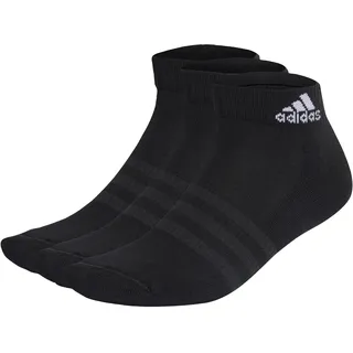 adidas Cushioned Sportswear Ankle 3er Pack Black / White 31-33