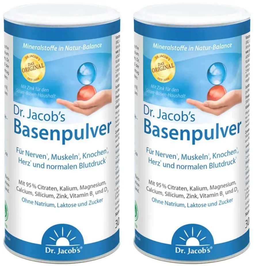 Dr. Jacob's Basenpulver Original Basen-Citrat-Mineralstoffe
