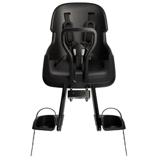 Bobike Exclusive Evolve Mini Vorderer Kindersitz Für Fahrräder - Black - Max 15 kg