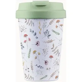 Bioloco Chic.mic bioloco plant easy cup Trinkbecher watercolor flowers 350 ml