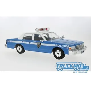 mcg models 18360 - Chevrolet Caprice Polizei blau/weiß 1:18