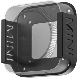 Fasgear ABS Plastik VESA Halterung für Mac-mini M4 /Pro 2024,Halterung Unter Schreibtisch/Wandhalterung/Monitorhalterung,für Office Home(Schwarz)